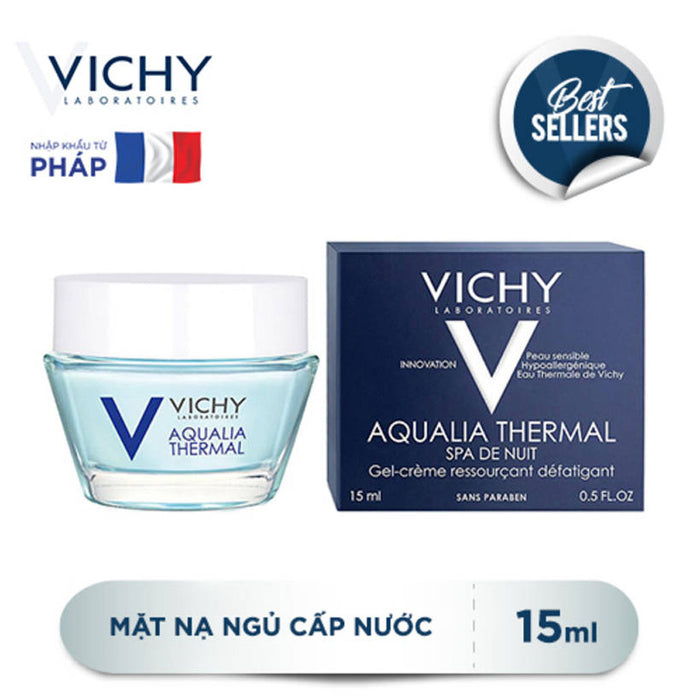 Mặt Nạ Ngủ Cấp Nước Vichy Aqualia Thermal Night Spa 15ml