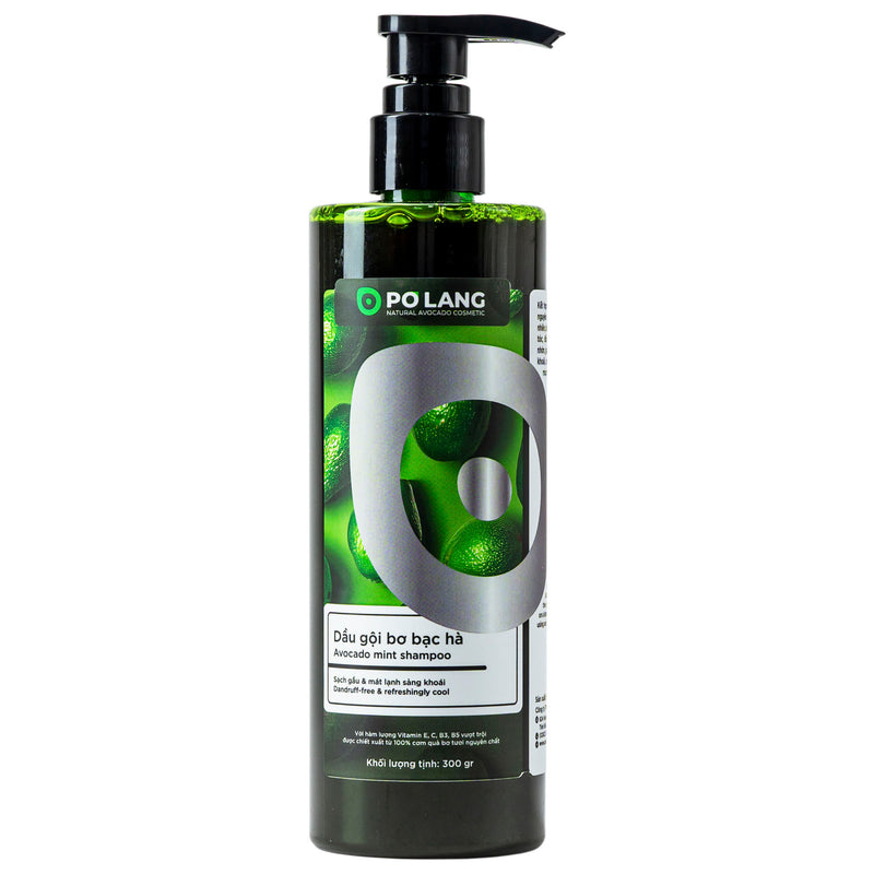 Dầu Gội Thảo Dược Pơ Lang từ Bơ & Bạc Hà 300ml