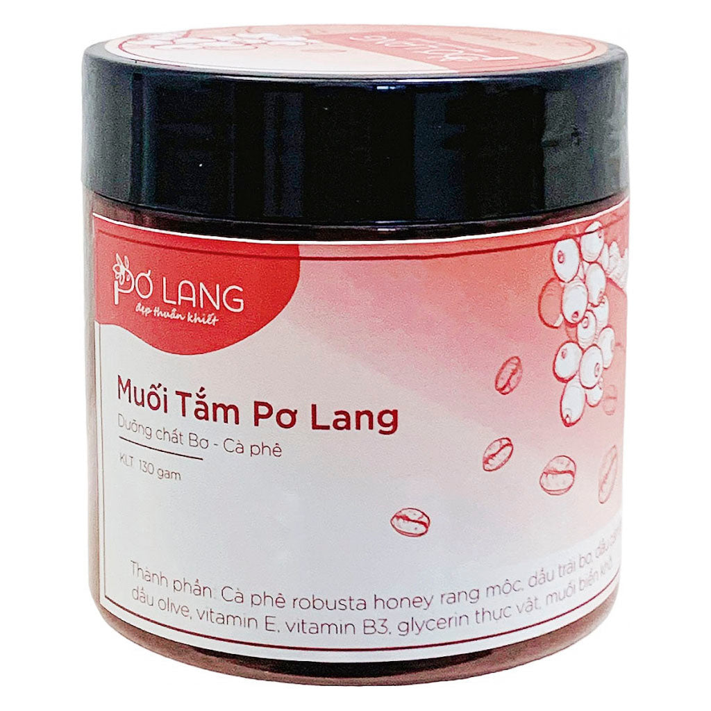 Muối Tắm Bơ Cà Phê Pơ Lang 130g