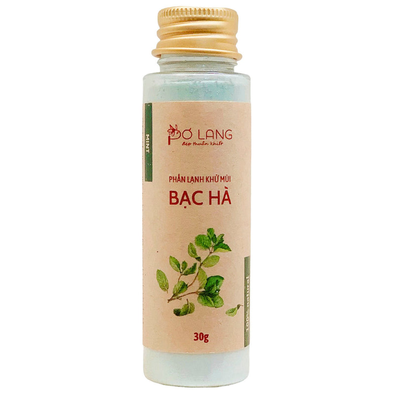 Phấn Lạnh Khử Mùi Bạc Hà Pơ Lang 30g