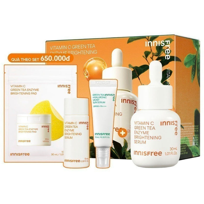 Bộ Serum Innisfree Vitamin C Green Tea Enzyme Brightening