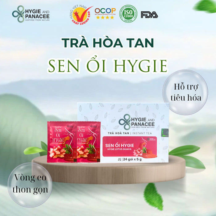 Trà Sen Ổi Hòa Tan Hygie (Hồng)
