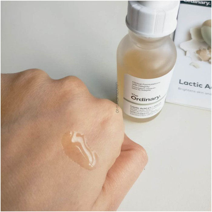 Serum The Ordinary Lactic Acid 5% + HA Tẩy Bào Chết 30ml