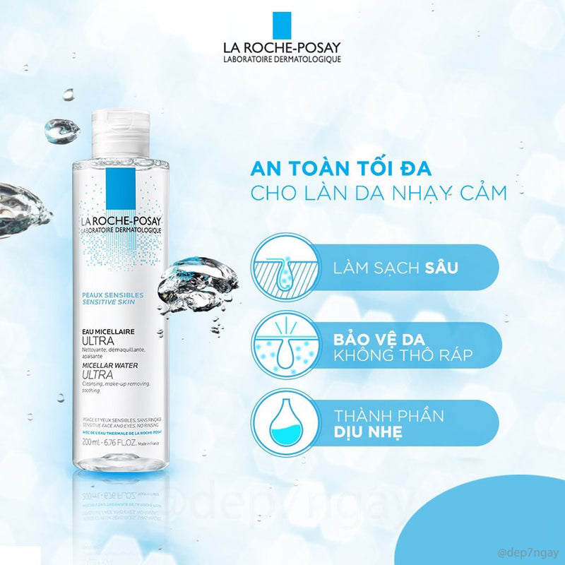 Nước Tẩy Trang La Roche-Posay Micellar Dành Cho Da Nhạy Cảm