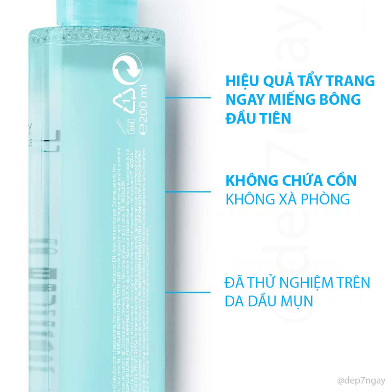 Nước Tẩy Trang La Roche-Posay Effaclar Dành Cho Da Dầu