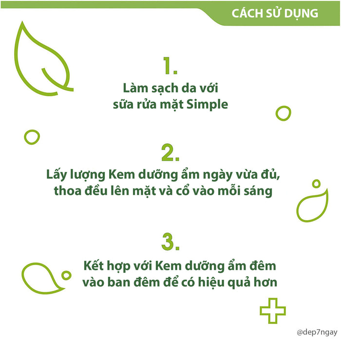 Kem Dưỡng Da Simple Vital Vitamin Day Cream SPF 15 50ml - Ban Ngày, Cho Da Nhạy Cảm