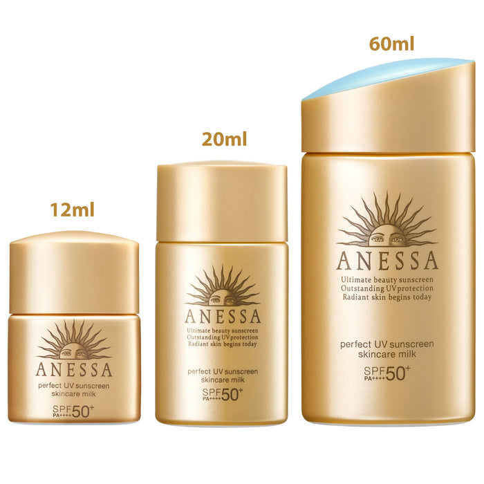 Kem Chống Nắng Anessa Perfect UV Sunscreen Skincare Milk SPF 50+ Cho Da Dầu