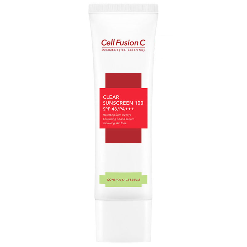 Kem Chống Nắng Cell Fusion C Clear Sunscreen 100 SPF 48+ Cho Da Dầu Mụn 50ml