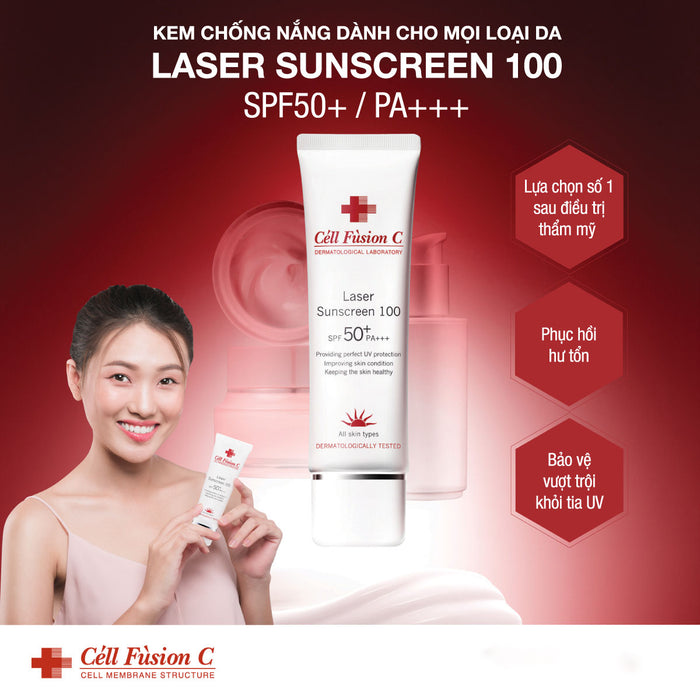 Kem Chống Nắng Cell Fusion C Laser Sunscreen 100 SPF 50+ Cho Da Nhạy C—  dep7ngay