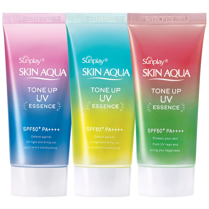 Kem Chống Nắng Sunplay Skin Aqua Tone Up UV Essence SPF 50+ 50g - Nâng Tông, Cho Da Thường & Khô