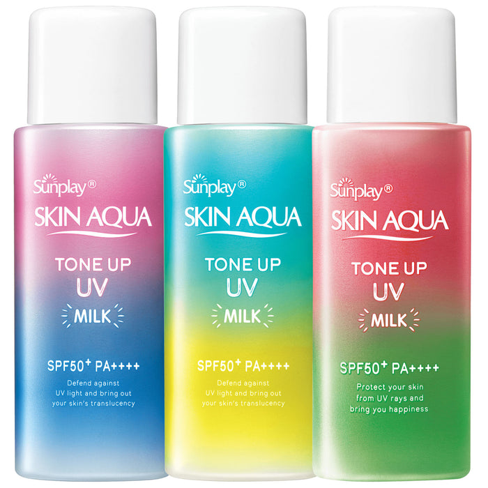 Kem Chống Nắng Sunplay Skin Aqua Tone Up UV Milk SPF 50+ 50g - Nâng Tông, Cho Da Dầu