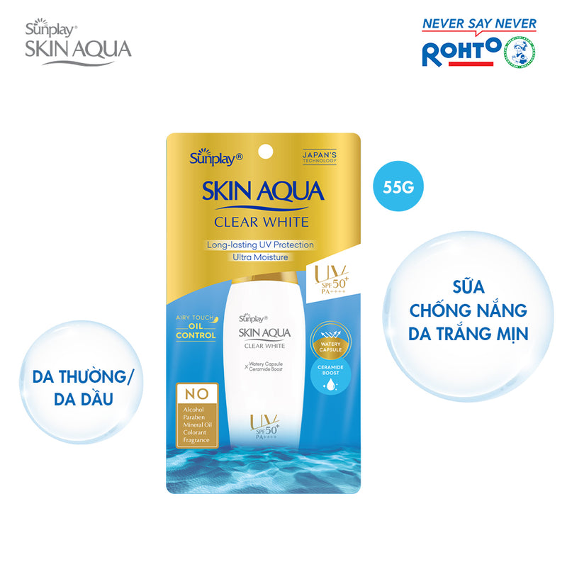 Kem Chống Nắng Sunplay Skin Aqua Clear White SPF 50+