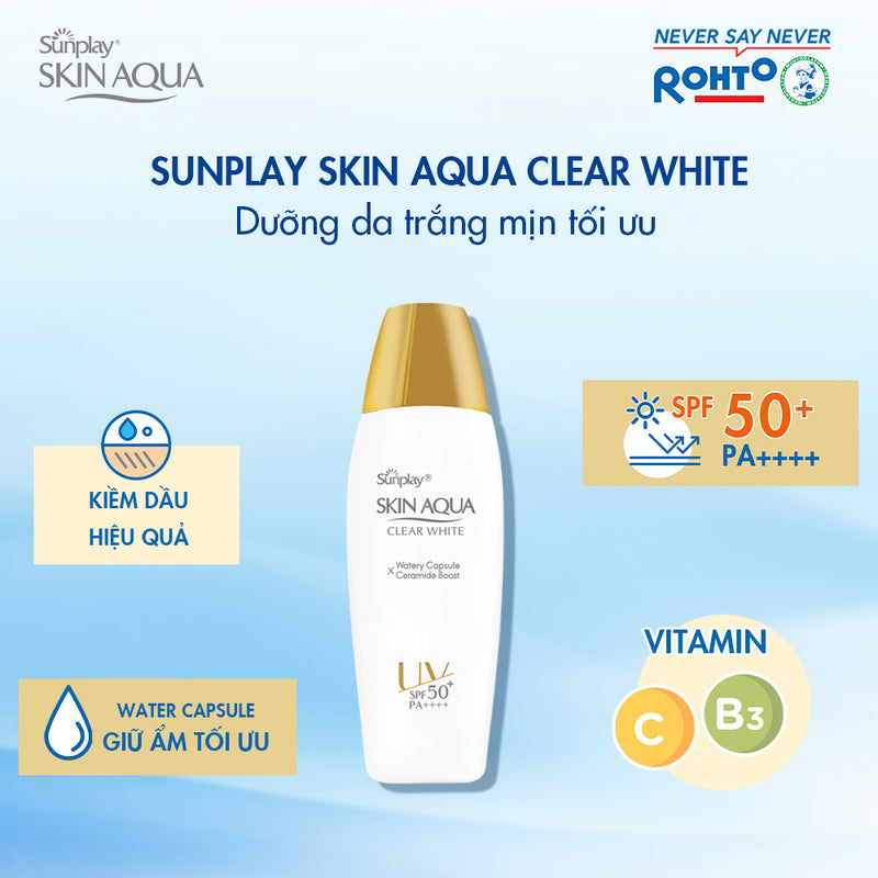 Kem Chống Nắng Sunplay Skin Aqua Clear White SPF 50+