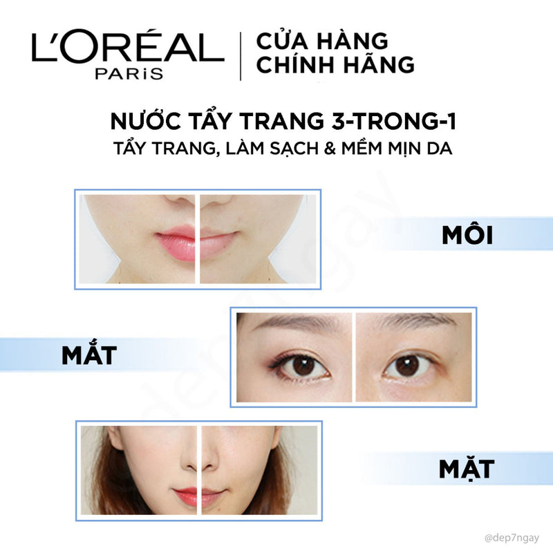 Nước Tẩy Trang L'Oreal Refreshing Cho Da Dầu 400ml