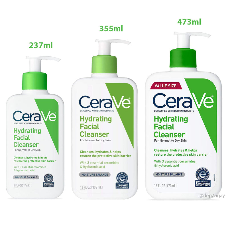 Sữa Rửa Mặt CeraVe Hydrating Cho Da Khô