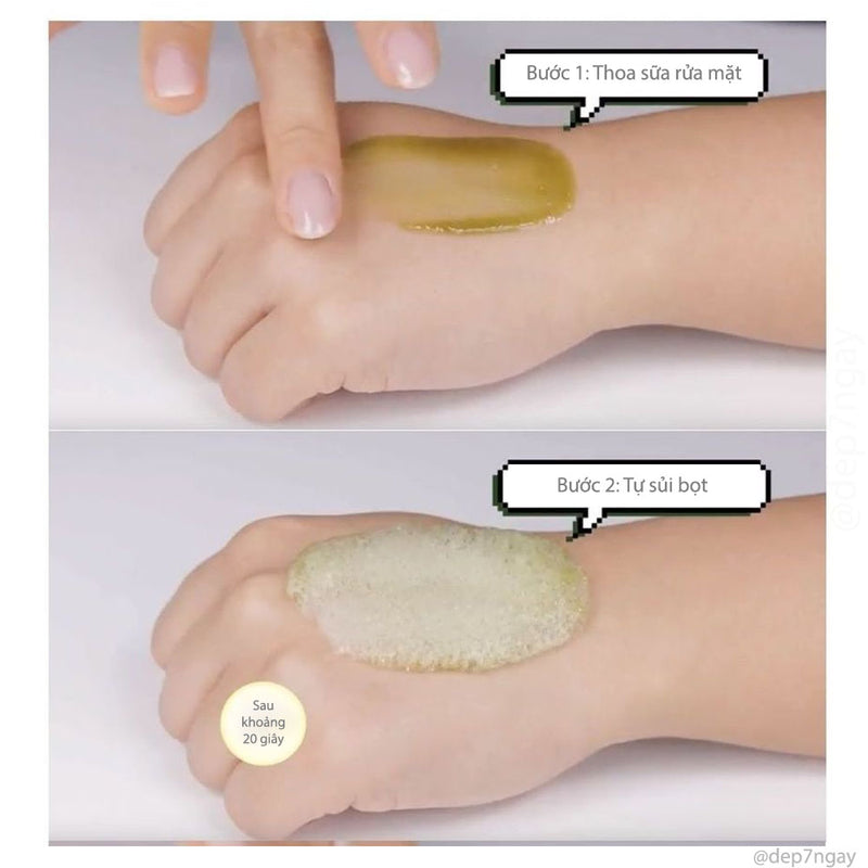 Sữa Rửa Mặt Rau Củ Wonder Bath Super Cleanser 300ml - Màu Xanh