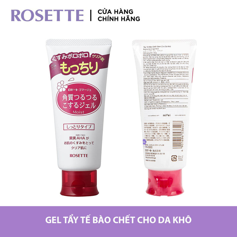 Tẩy Tế Bào Chết Rosette Peeling Gel Cho Da Khô