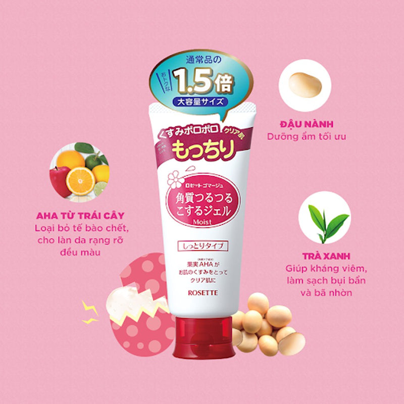 Tẩy Tế Bào Chết Rosette Peeling Gel Cho Da Khô