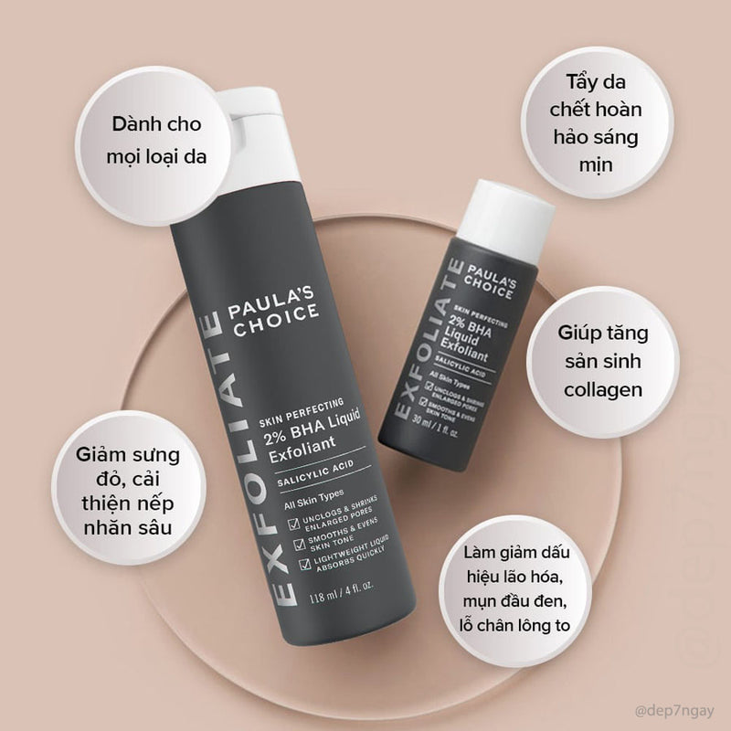 Tẩy Tế Bào Chết Paula's Choice Skin Perfecting 2% BHA Liquid Exfoliant