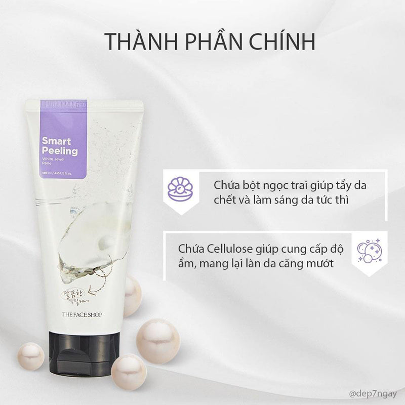 Tẩy Tế Bào Chết Ngọc Trai The Face Shop Smart Peeling 120ml