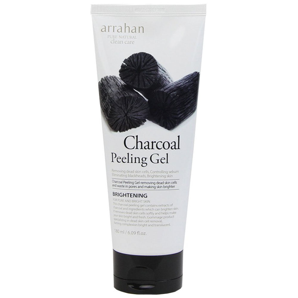 Tẩy Da Chết Arrahan Charcoal Peeling Gel Than Hoạt Tính 180ml