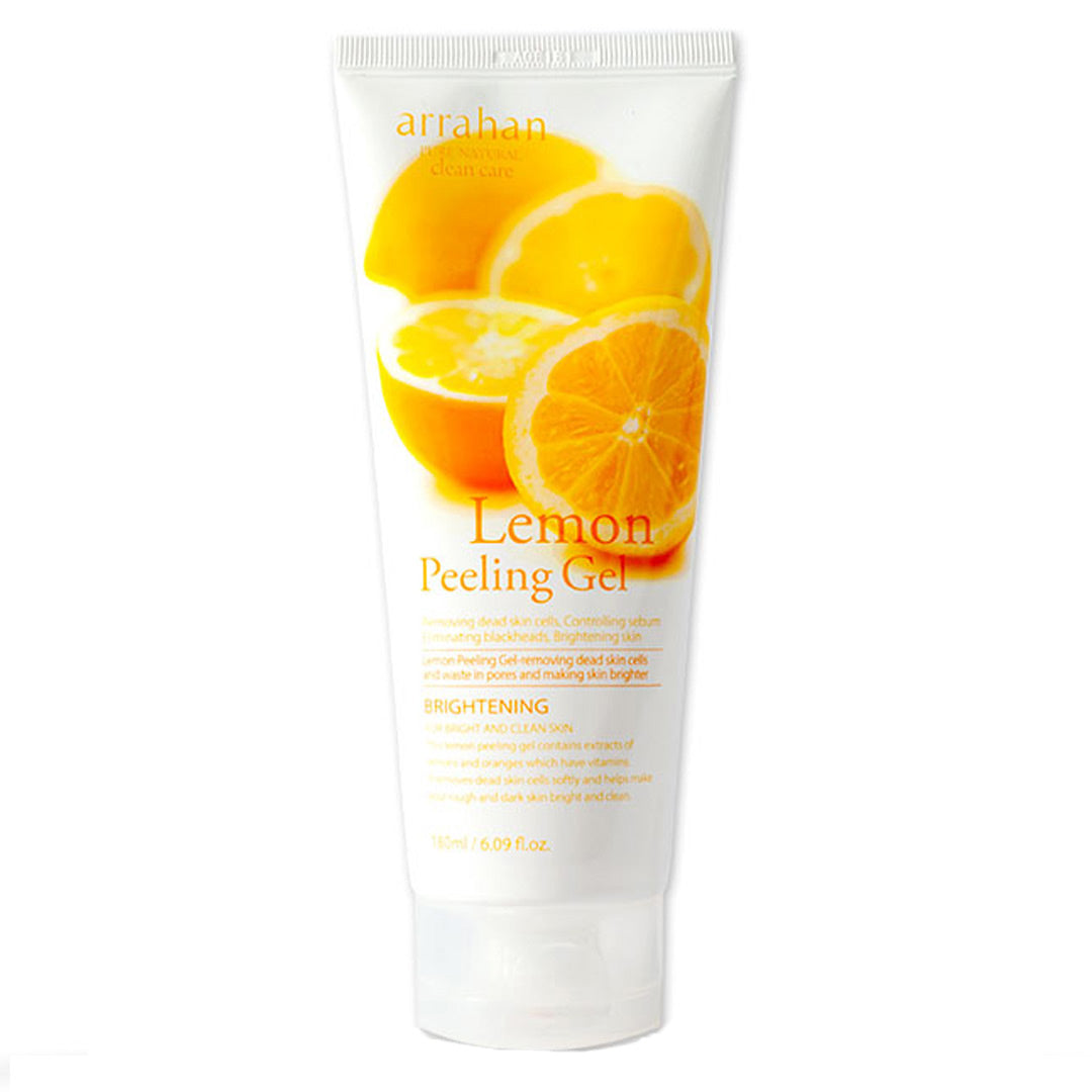Tẩy Da Chết Arrahan Lemon Peeling Gel Chanh Cam 180ml