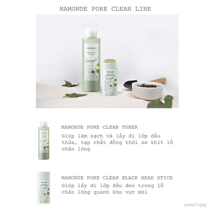 Nước Hoa Hồng Diếp Cá Mamonde Pore Clean Toner 250ml