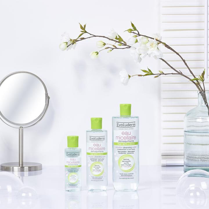 Nước Tẩy Trang Evoluderm Xanh Lá Cho Da Dầu Mụn