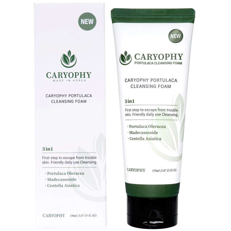 Sữa Rửa Mặt Giảm Mụn Caryophy Portulaca Foam Cleanser 150ml