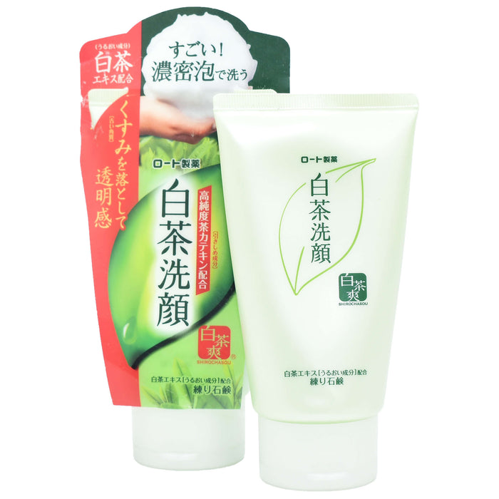 Sữa Rửa Mặt Trà Xanh Nhật Bản Rohto Shirochasou Green Tea Foam 120g