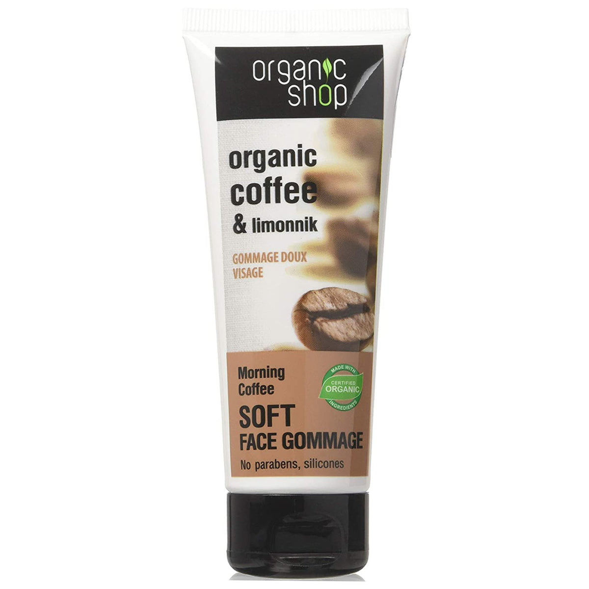 Tẩy Tế Bào Chết Organic Shop Coffee & Powder 75ml - Cho Mặt, Cà Phê