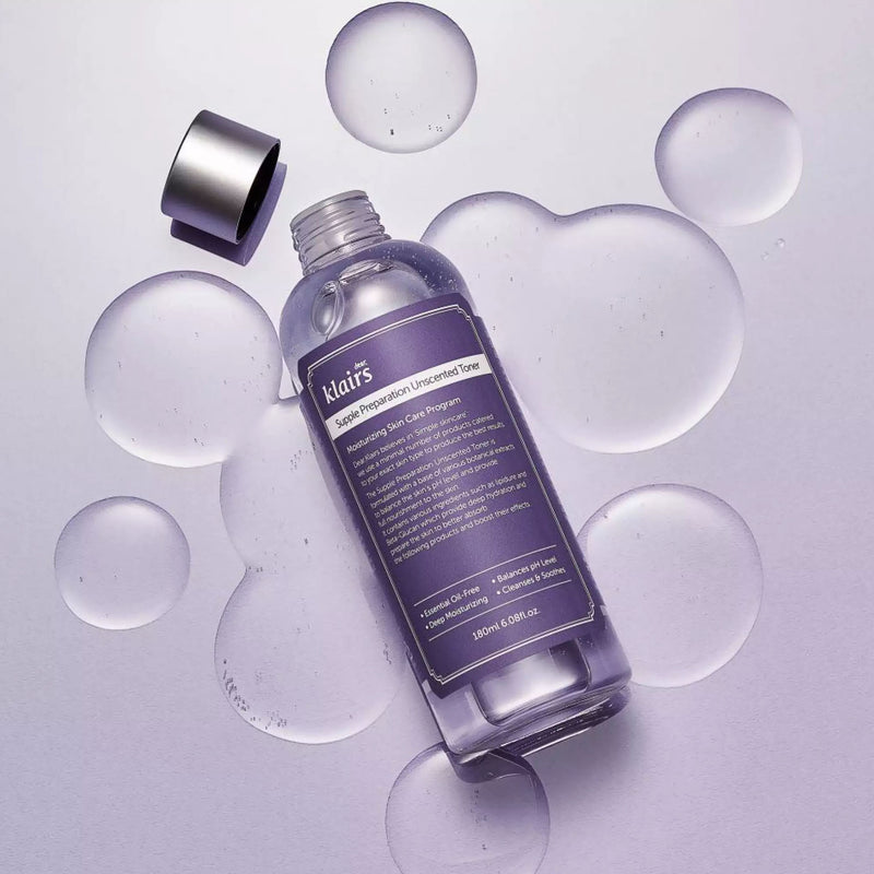 Nước Hoa Hồng Klairs Supple Preparation Unscented Toner 180ml