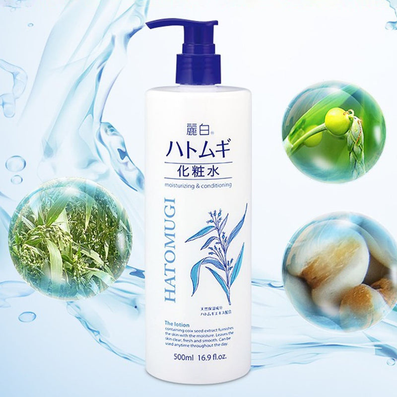 Nước Hoa Hồng Hatomugi Moisturizing & Conditioning 500ml