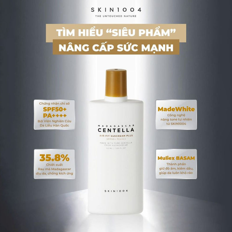 Kem Chống Nắng Skin1004 Centella Nâng Tone SPF50+ 50ml