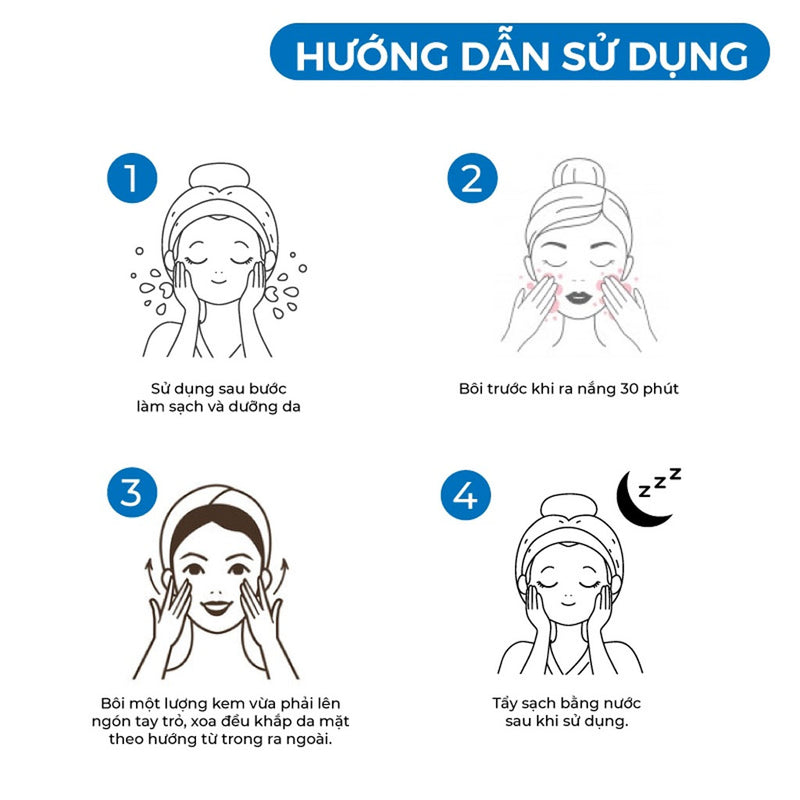 Kem Chống Nắng 3W Clinic Intensive UV Sunblock Cream SPF 50+ 70ml