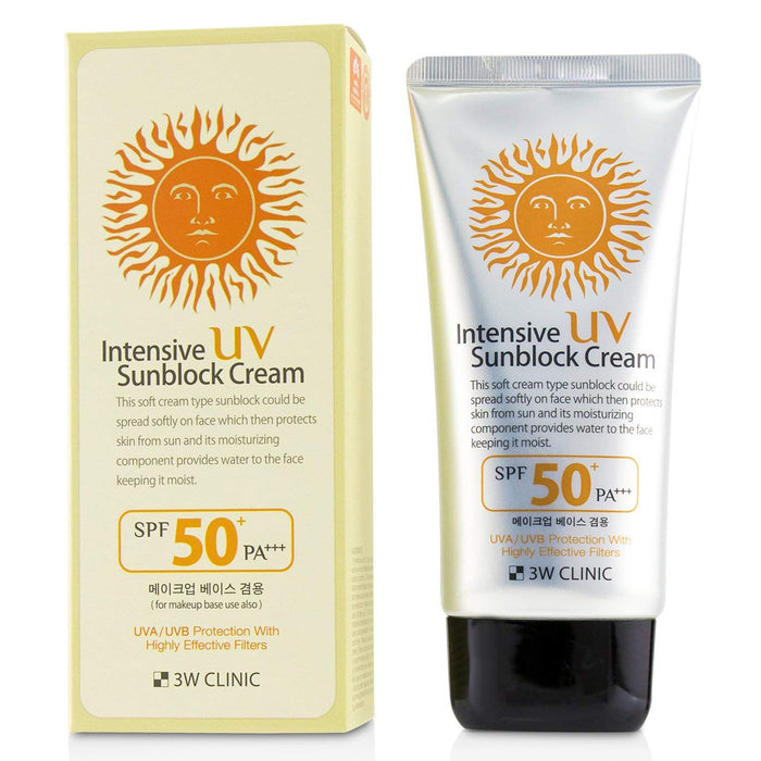Kem Chống Nắng 3W Clinic Intensive UV Sunblock Cream SPF 50+ 70ml