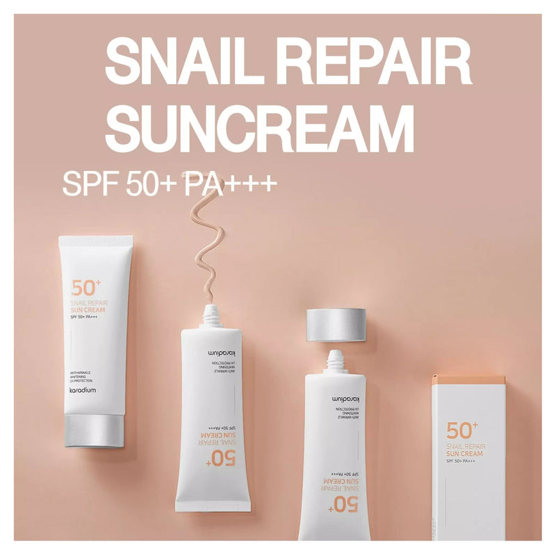 Kem Chống Nắng Karadium Snail Repair Sun Cream SPF 50+ 70ml
