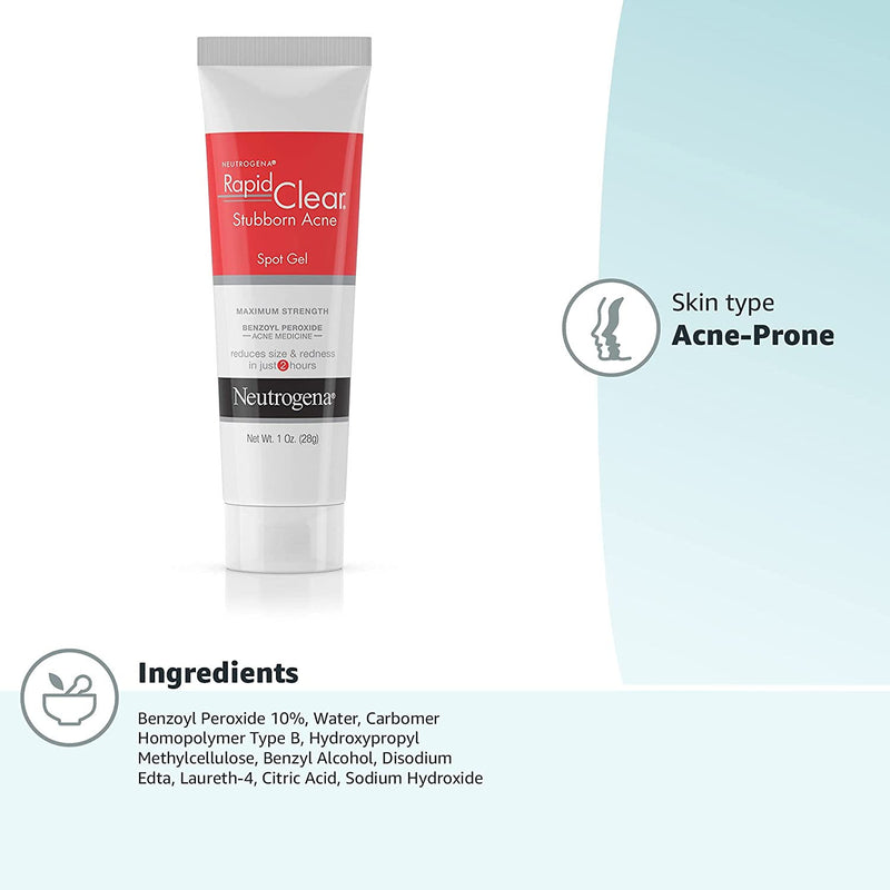 Gel Chấm Mụn Neutrogena Rapid Clear Stubborn Acne 28g