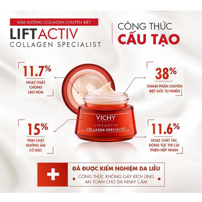 Kem Ngừa Lão Hóa Vichy Liftactiv Collagen Specialist