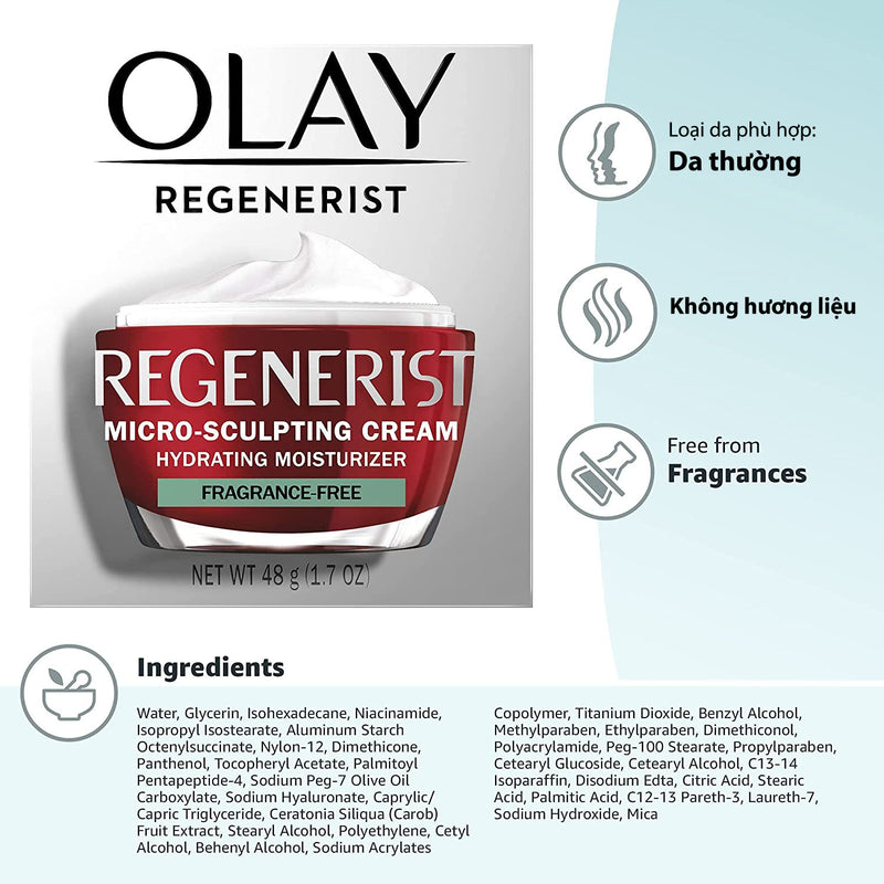 Kem Dưỡng Ẩm Olay Regenerist Micro-Sculpting Cream 48g