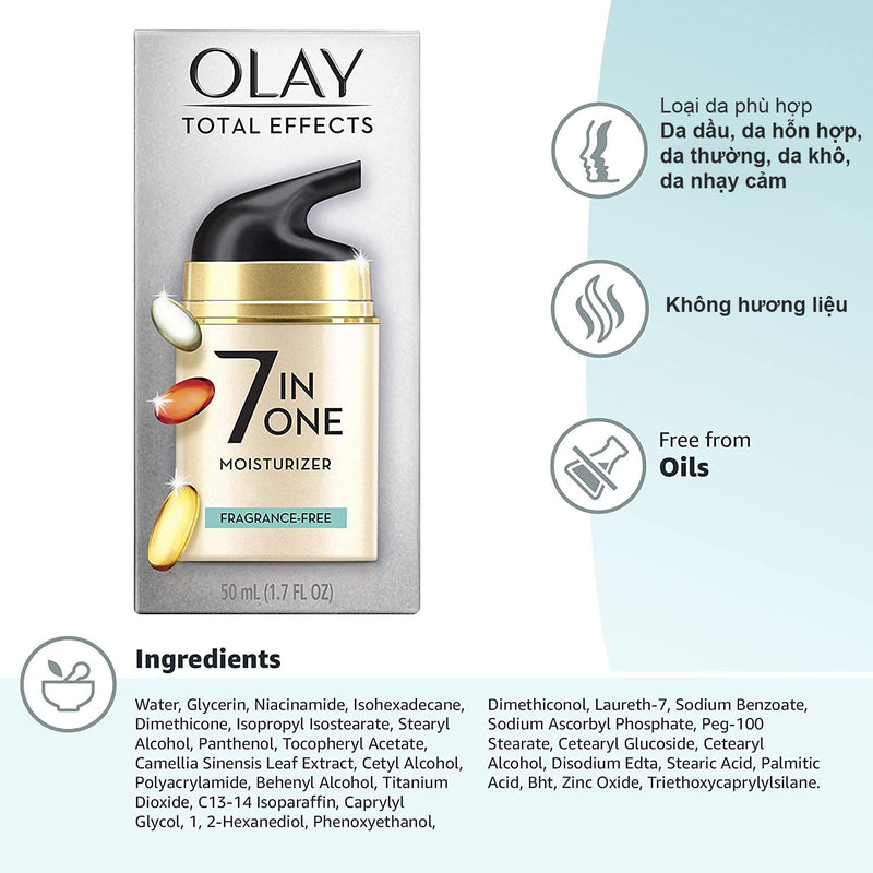 Kem Dưỡng Ẩm Olay Total Effects 7in1 Moisturiser 50ml