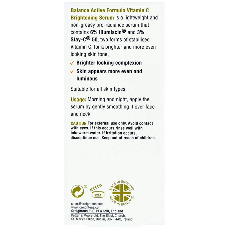 Serum Trắng Da Balance Vitamin C Brightening 30ml