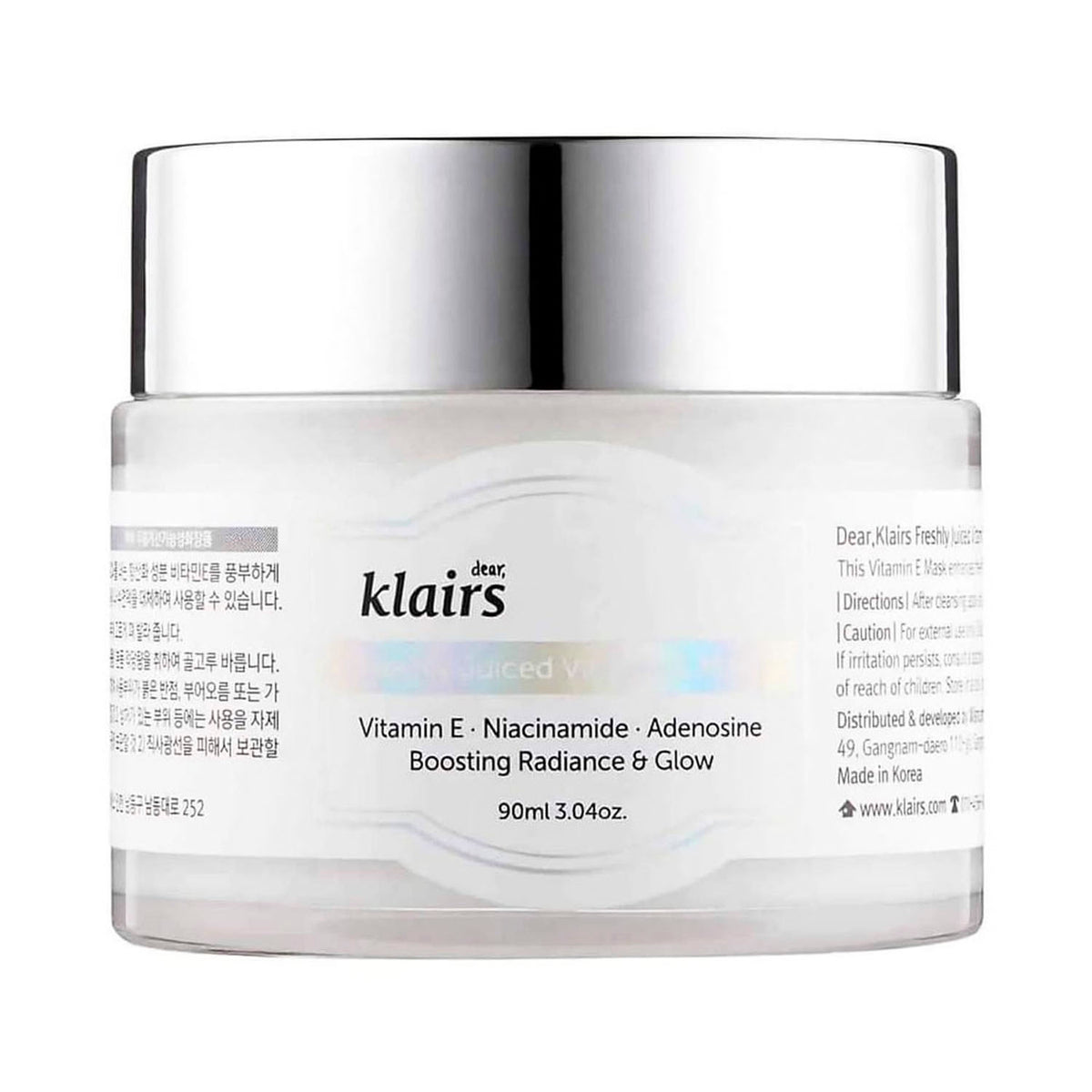 Mặt Nạ Ngủ Klairs Freshly Juiced Vitamin E Mask 90ml