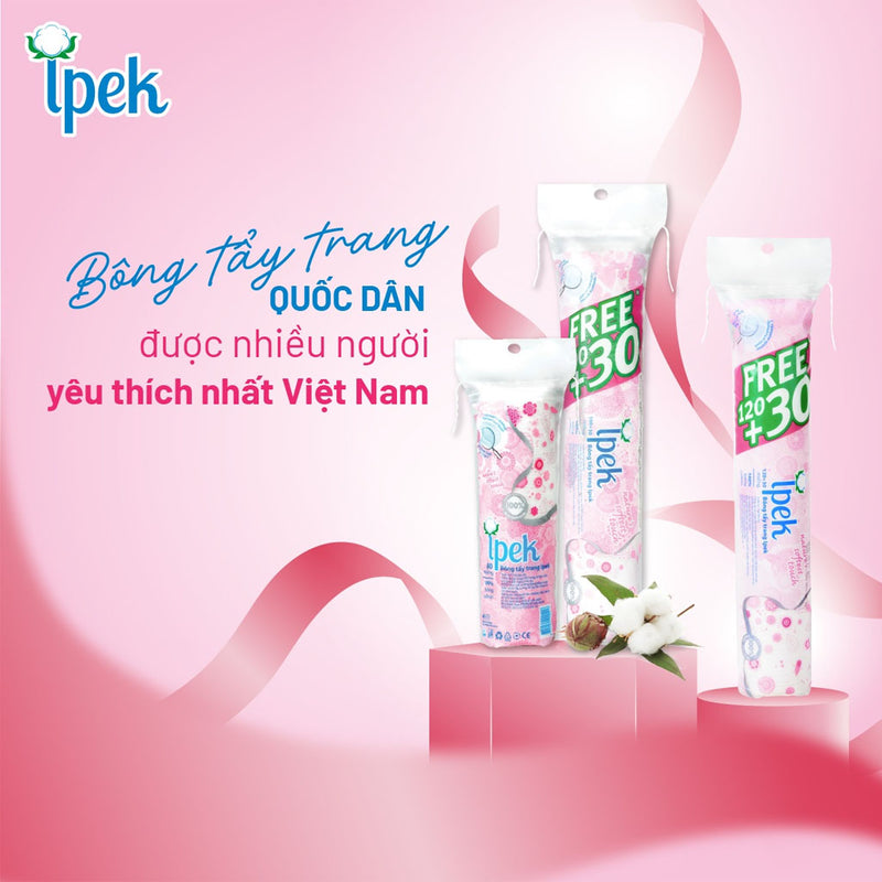 Bông Tẩy Trang Ipek Cotton Pads 150 Miếng