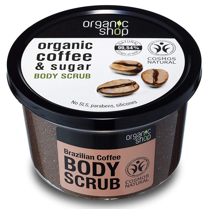 Tẩy Tế Bào Chết Body Cafe Organic Shop Body Scrub 250ml