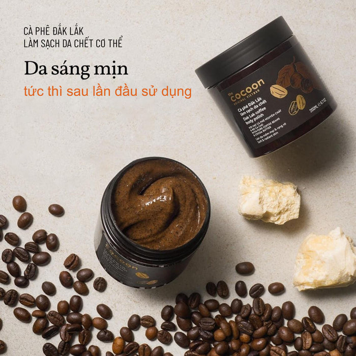 Tẩy Tế Bào Chết Body Cocoon Dak Lak Coffee Body Polish