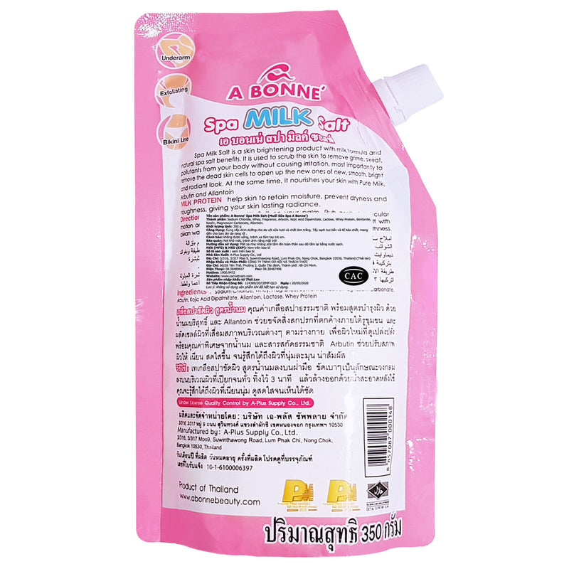 Muối Bò Tẩy Tế Bào Chết A Bonne Spa Milk Salt 350g