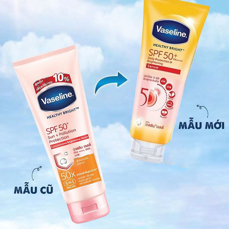 Sữa Dưỡng Thể Vaseline 50x Trắng Da Chống Nắng SPF50+ 300ml