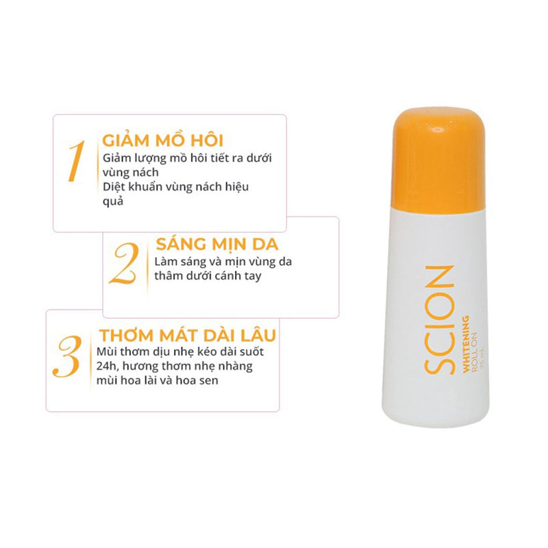 Lăn Khử Mùi Nuskin Scion Pure White Roll On 75ml