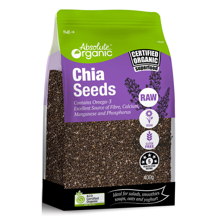 Hạt Chia Úc Absolute Organic Chia Seeds